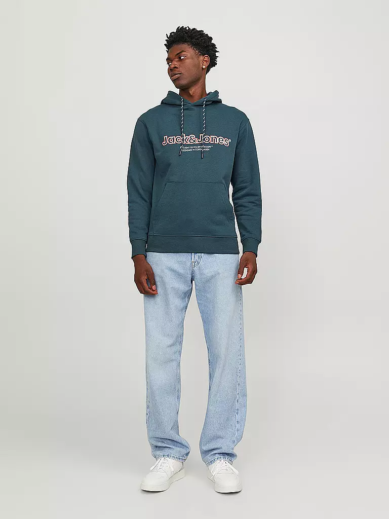 JACK & JONES | Kapuzensweater - Hoodie JORLAKEWOOD | Petrolio
