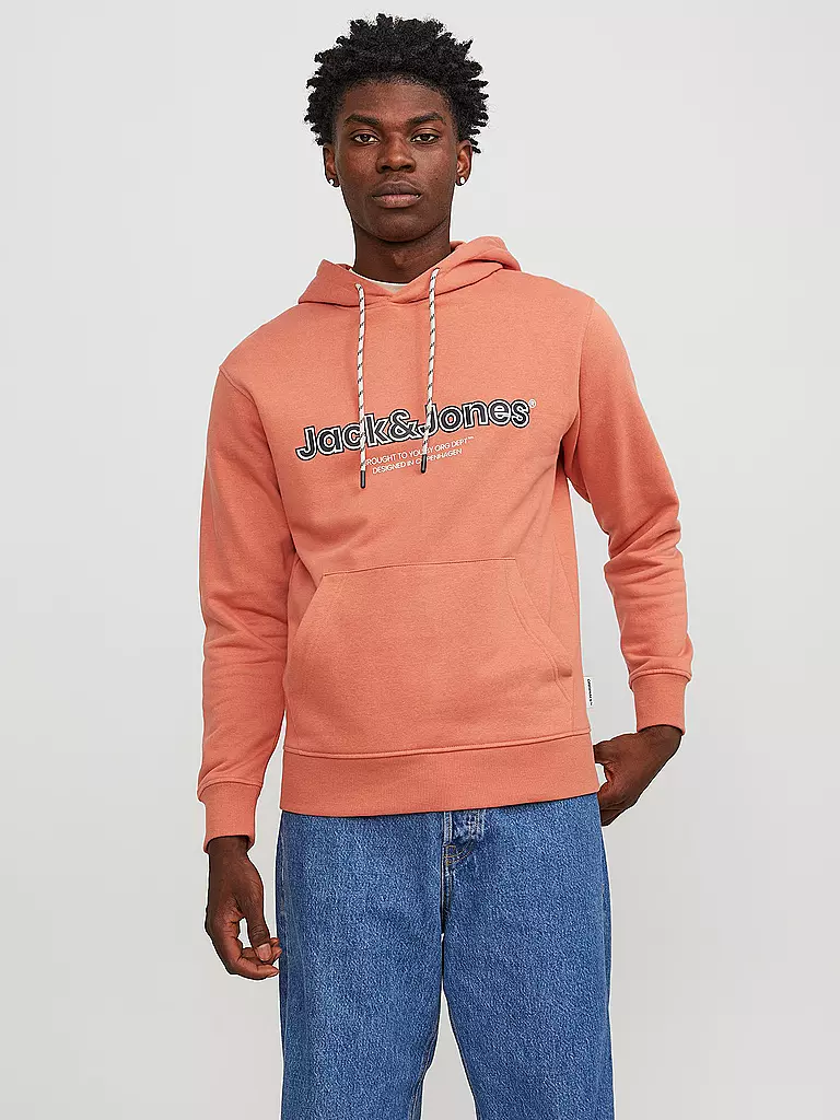 JACK & JONES | Kapuzensweater - Hoodie JORLAKEWOOD | Arancione