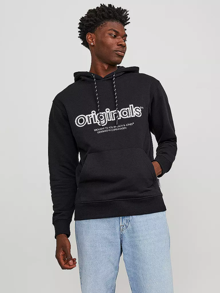 JACK & JONES | Kapuzensweater - Hoodie JORLAKEWOOD | Nero