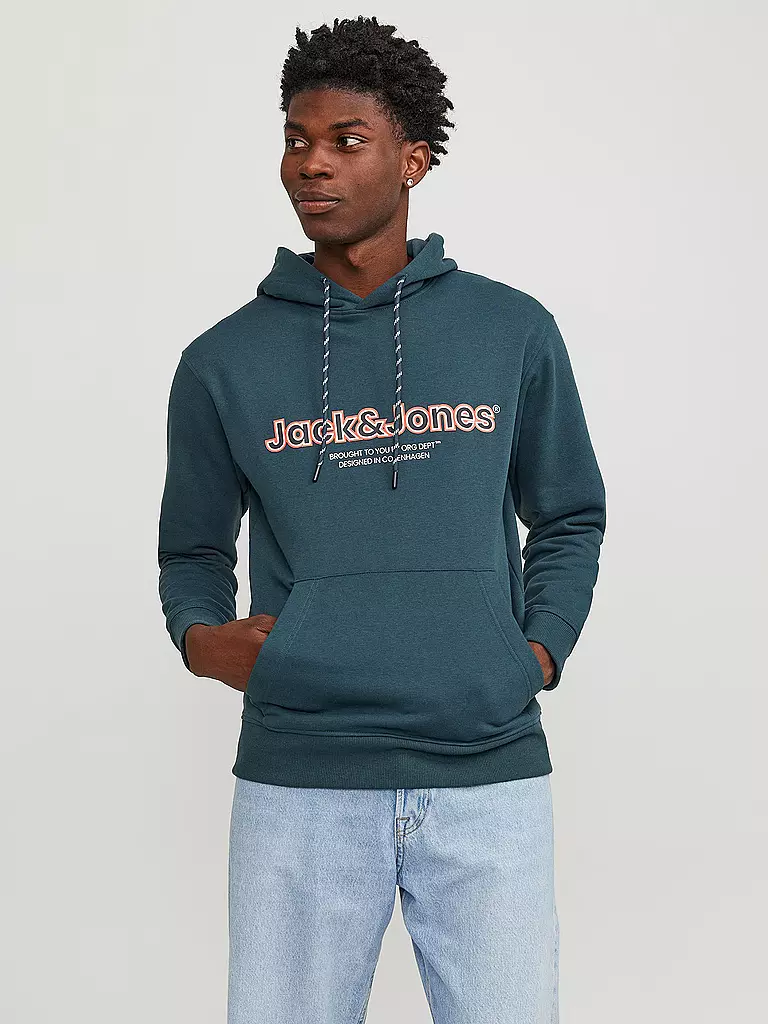 JACK & JONES | Kapuzensweater - Hoodie JORLAKEWOOD | Petrolio
