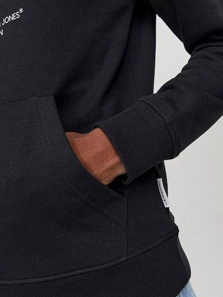 JACK & JONES | Kapuzensweater - Hoodie JORLAKEWOOD | Nero
