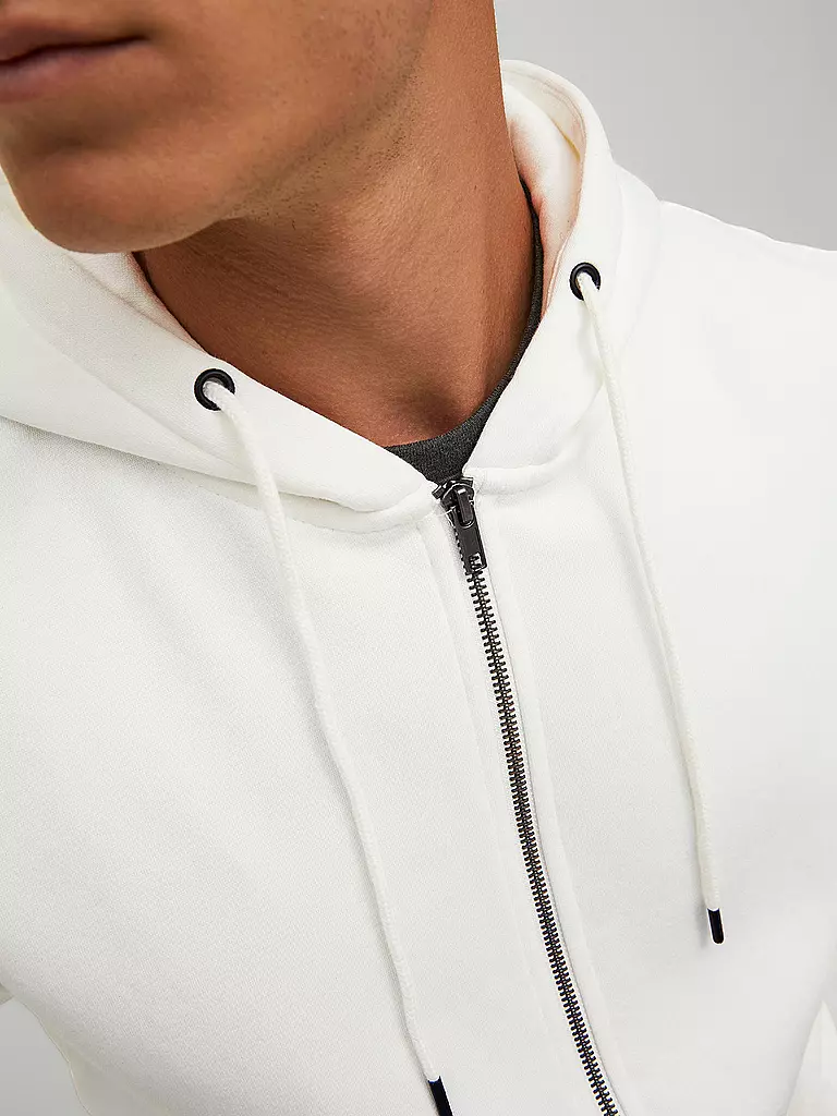 JACK & JONES | Kapuzensweatjacke JJESTAR  | Bianco