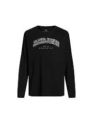 JACK & JONES | Maglietta a maniche lunghe da ragazzo JJECALEB | Nero