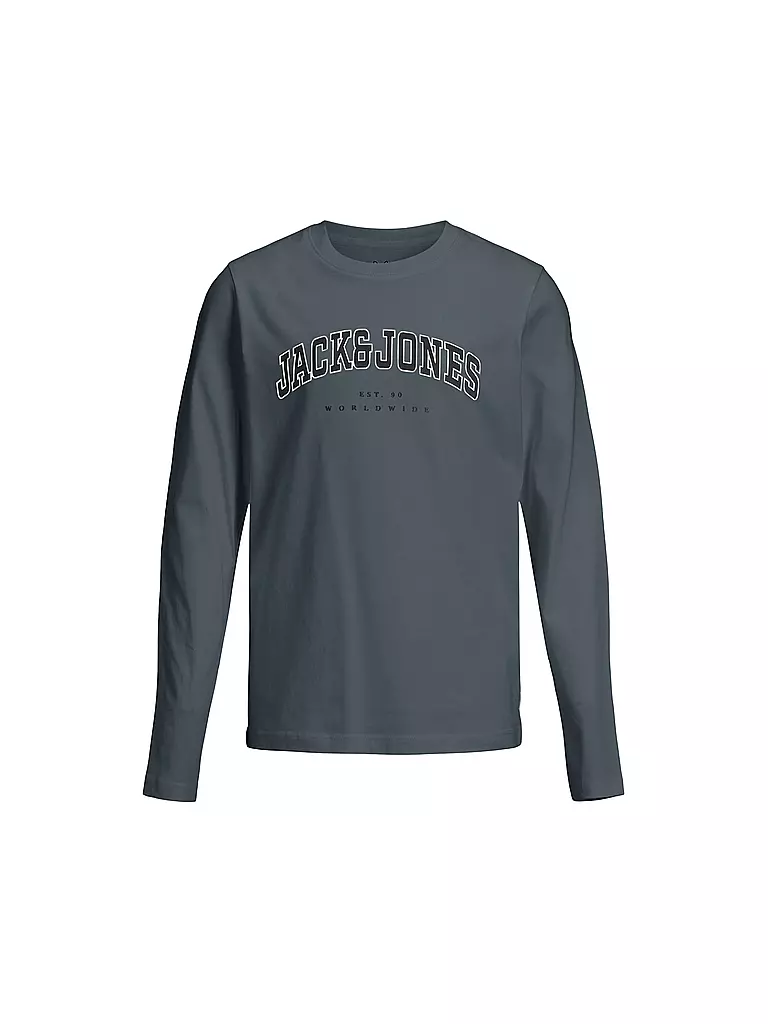 JACK & JONES | Maglietta a maniche lunghe da ragazzo JJECALEB | Blu