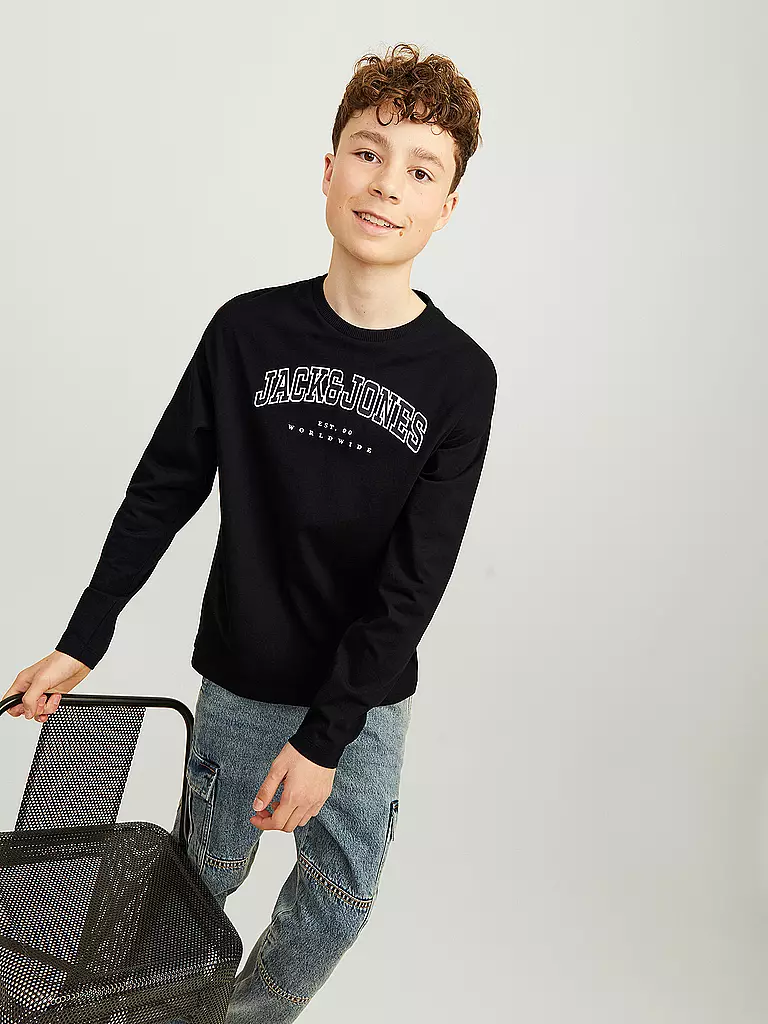 JACK & JONES | Maglietta a maniche lunghe da ragazzo JJECALEB | 