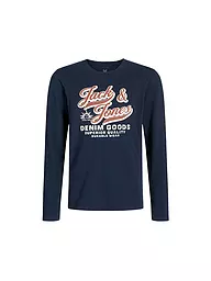 JACK & JONES | Maglietta a maniche lunghe da ragazzo JJELOGO | Blu scuro