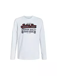 JACK & JONES | Maglietta a maniche lunghe da ragazzo JJELOGO | Bianco