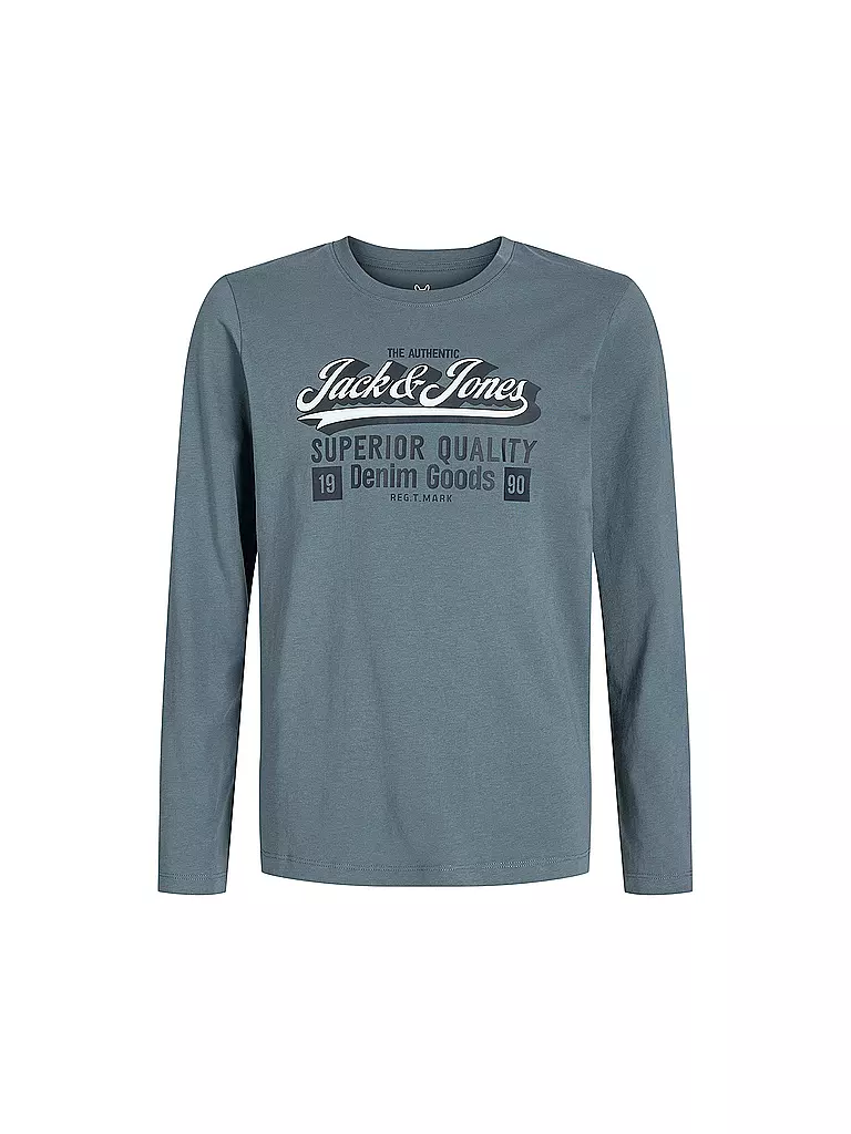 JACK & JONES | Maglietta a maniche lunghe da ragazzo JJELOGO | Blu