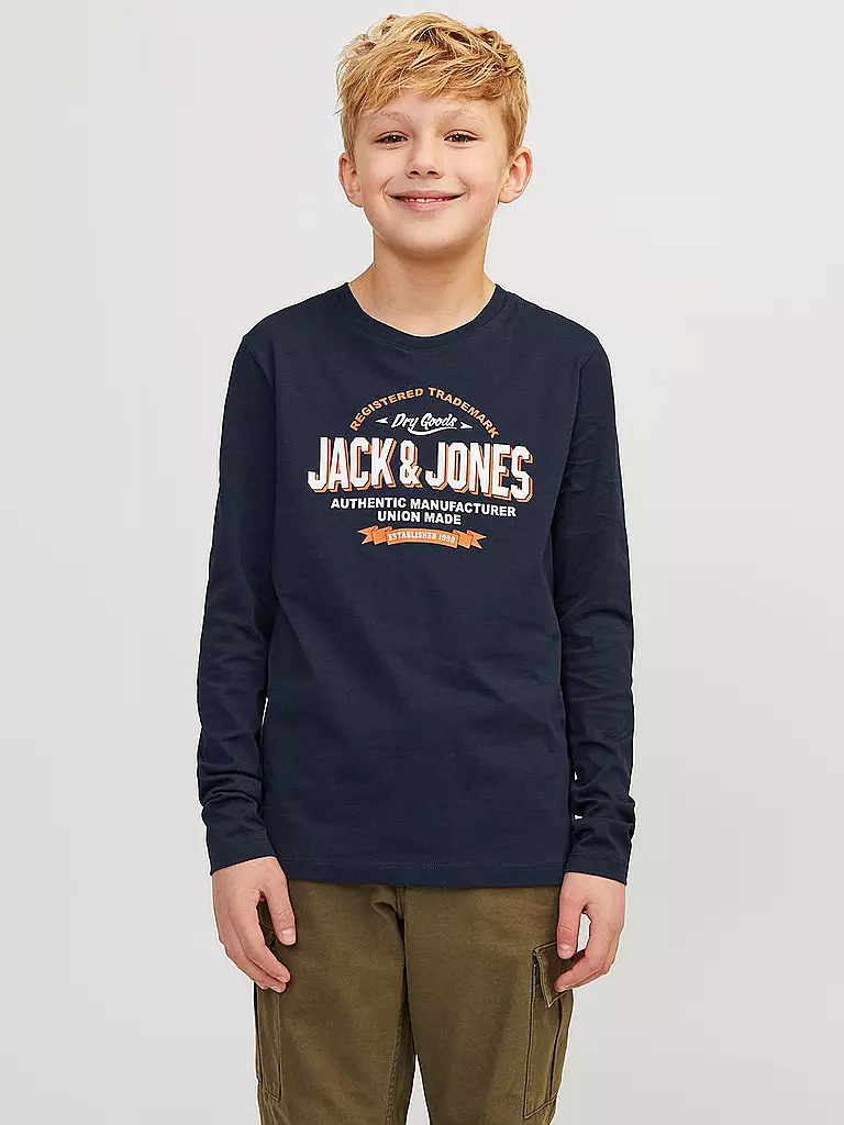 JACK & JONES | Maglietta a maniche lunghe da ragazzo JJELOGO | 