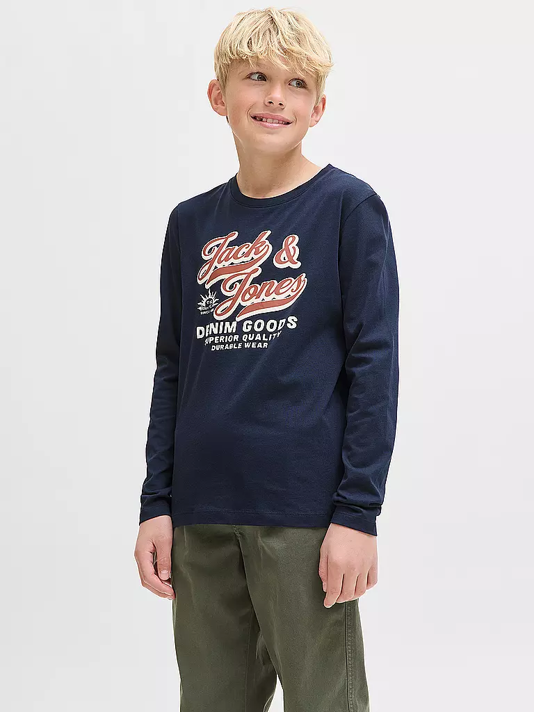 JACK & JONES | Maglietta a maniche lunghe da ragazzo JJELOGO | 