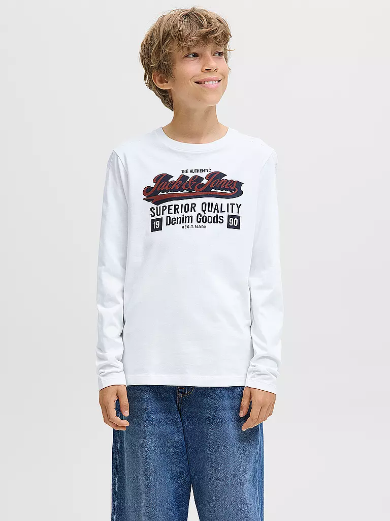 JACK & JONES | Maglietta a maniche lunghe da ragazzo JJELOGO | 