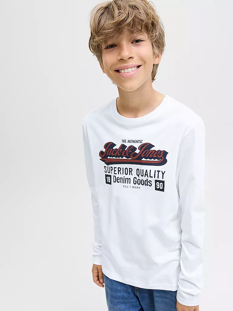 JACK & JONES | Maglietta a maniche lunghe da ragazzo JJELOGO | 