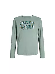 JACK & JONES | Maglietta a maniche lunghe da ragazzo JJGEPLAS | Verde chiaro