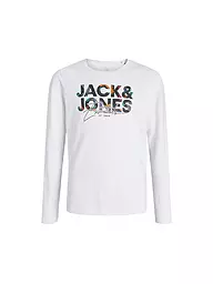 JACK & JONES | Maglietta a maniche lunghe da ragazzo JJGEPLAS | Bianco