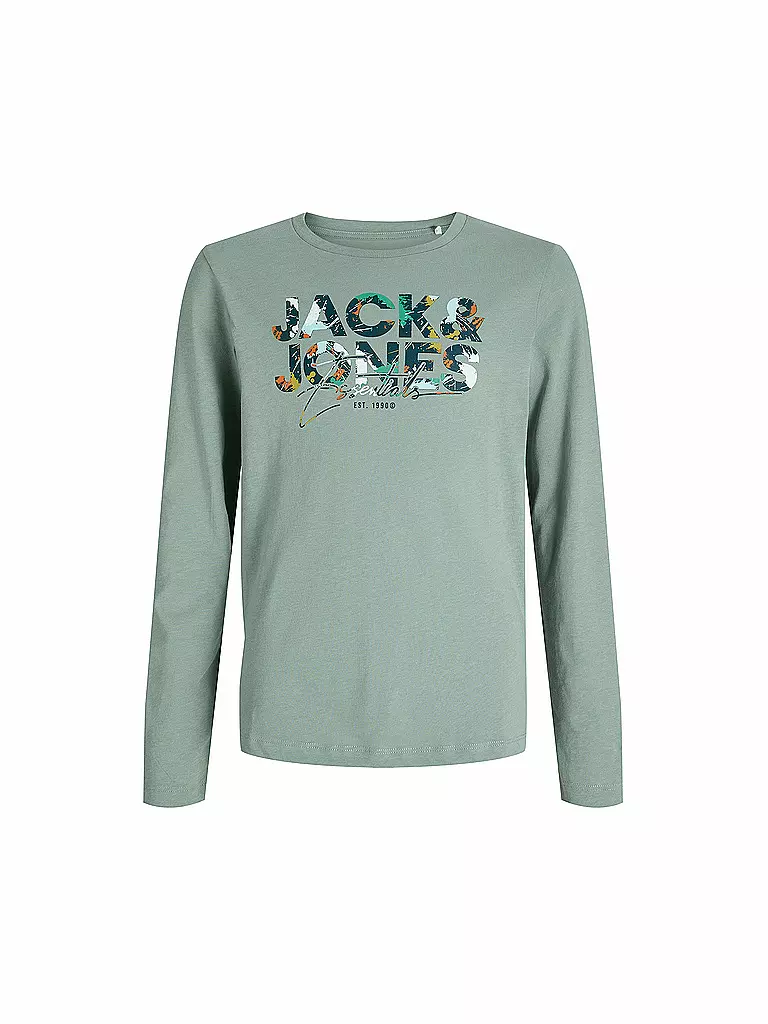 JACK & JONES | Maglietta a maniche lunghe da ragazzo JJGEPLAS | Verde chiaro