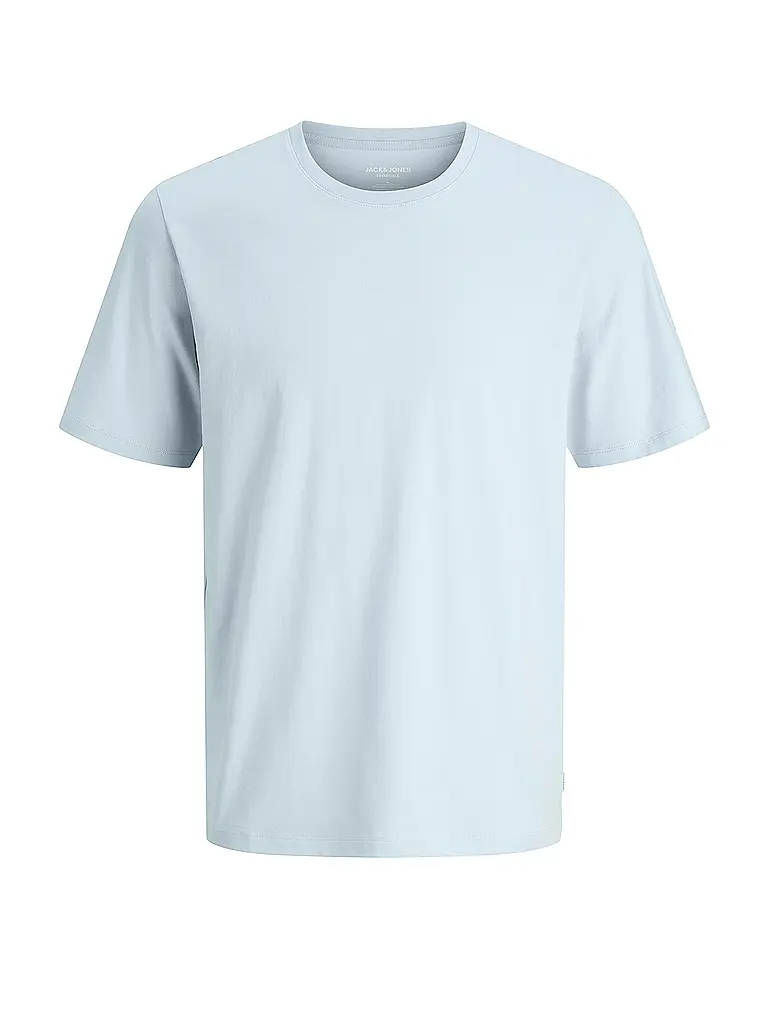 JACK & JONES | Nome prodotto: T-Shirt JJEORGANIC
Marca: JACK & JONES
Colore: azzurro
Categorie: Moda, Uomo

Lunghezza manica: Manica corta
Scollo: Girocollo
Materiale: Cotone
Motivo: Tinta unita
Vestibilità (capispalla): Regular | Blu chiaro