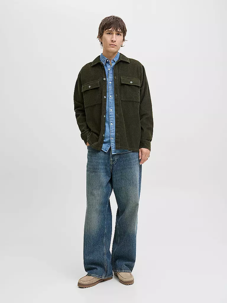 JACK & JONES | Overshirt JJEPERFECT | Oliva