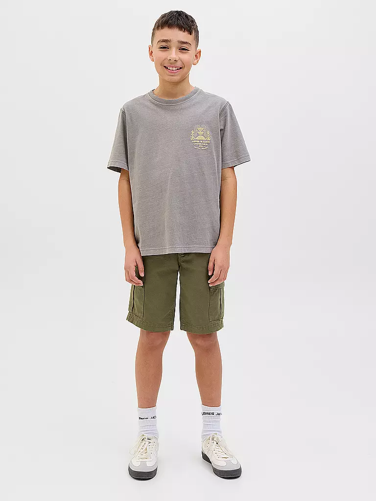JACK & JONES | Pantaloncini cargo da ragazzo JPSTCOLE | Oliva