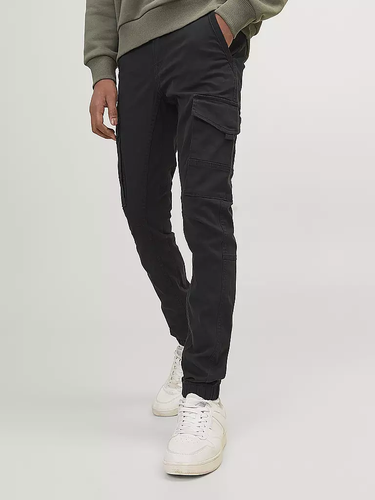 JACK & JONES | Pantaloni cargo da ragazzo "JJIPAUL" | Nero