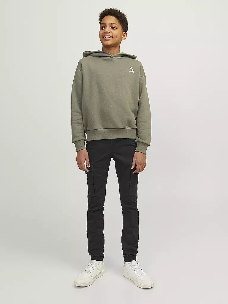 JACK & JONES | Pantaloni cargo da ragazzo "JJIPAUL" | Nero