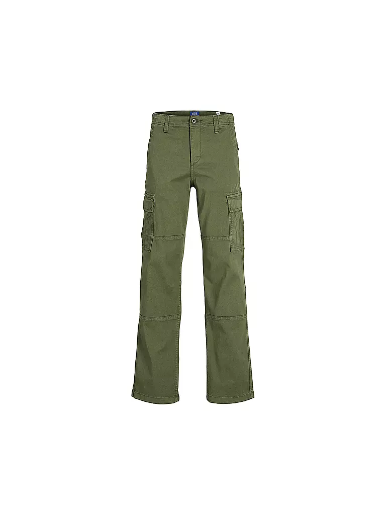 JACK & JONES | Pantaloni cargo da ragazzo JPSTKANE JJHARLOW | Oliva