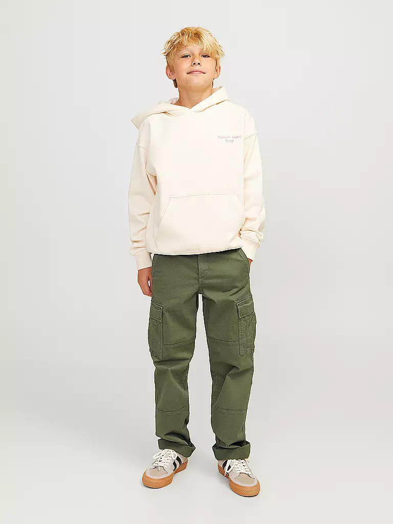 JACK & JONES | Pantaloni cargo da ragazzo JPSTKANE | Oliva