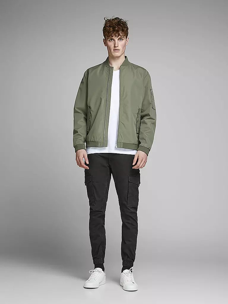 JACK & JONES | Pantaloni cargo JJIPAUL JJFLAKE | Nero