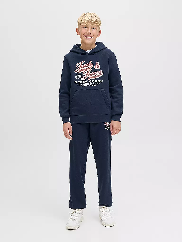 JACK & JONES | Pantaloni da jogging da ragazzo JPSTELOGO | Blu scuro