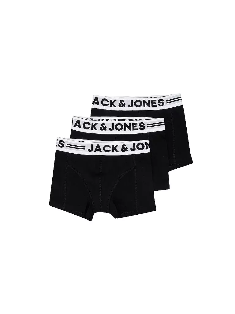 JACK & JONES | Pantaloni da ragazzo, confezione da 3 | Nero