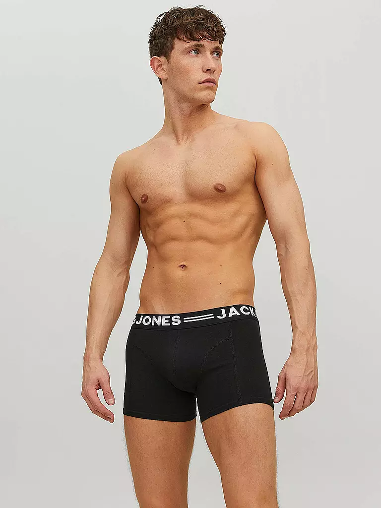 JACK & JONES | Pants Pacco da 3 Sense | Nero