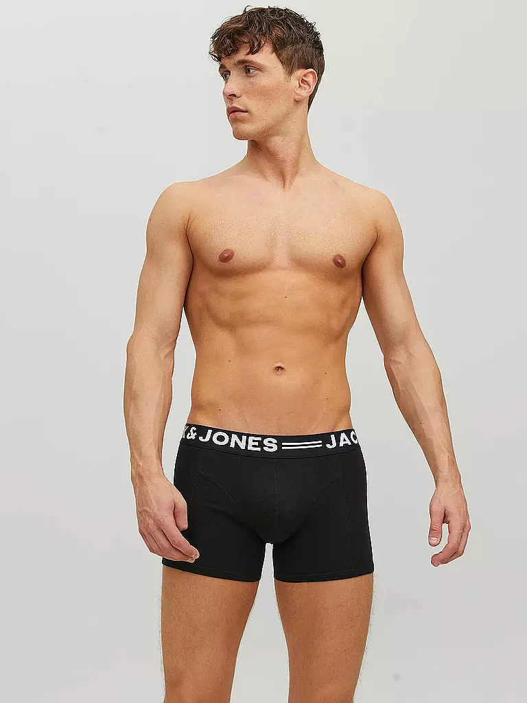 JACK & JONES | Pants Pacco da 3 Sense | Nero