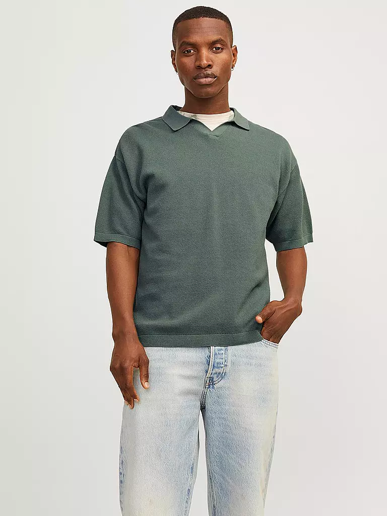 JACK & JONES | Poloshirt JORLINEN | Petrolio