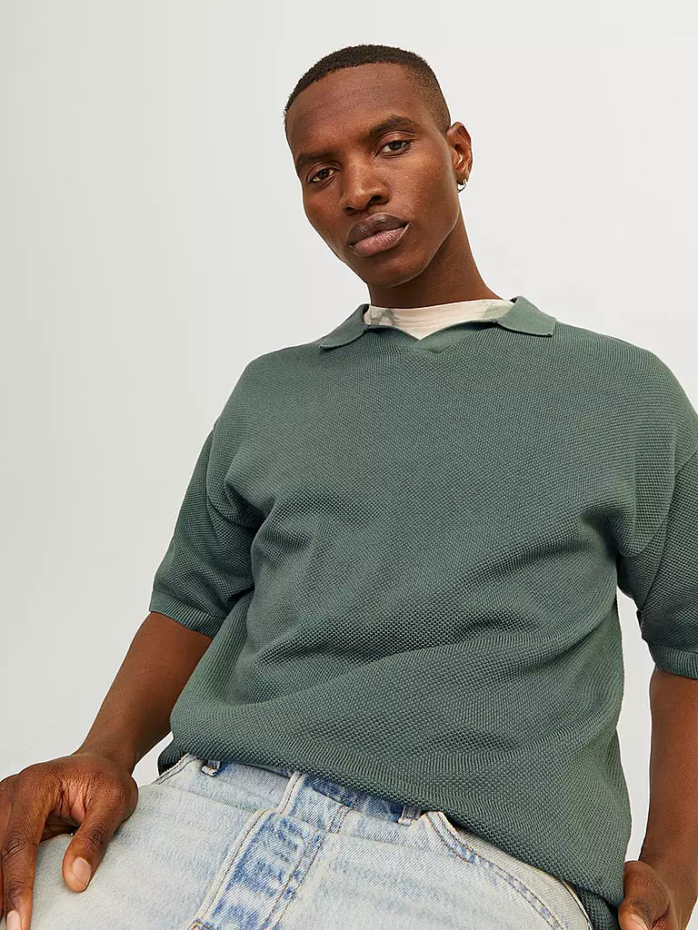JACK & JONES | Poloshirt JORLINEN | Petrolio