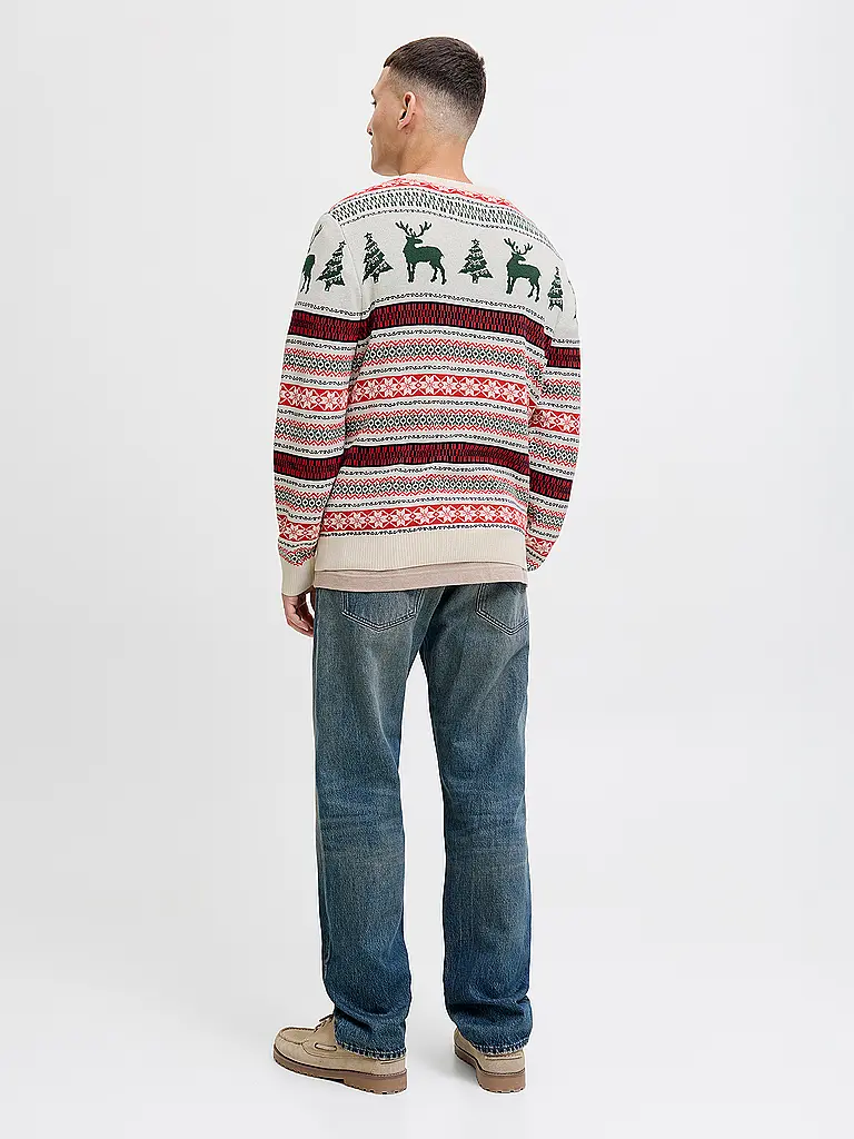 JACK & JONES | Prodotto: Pullover JJXMAS | Verde scuro