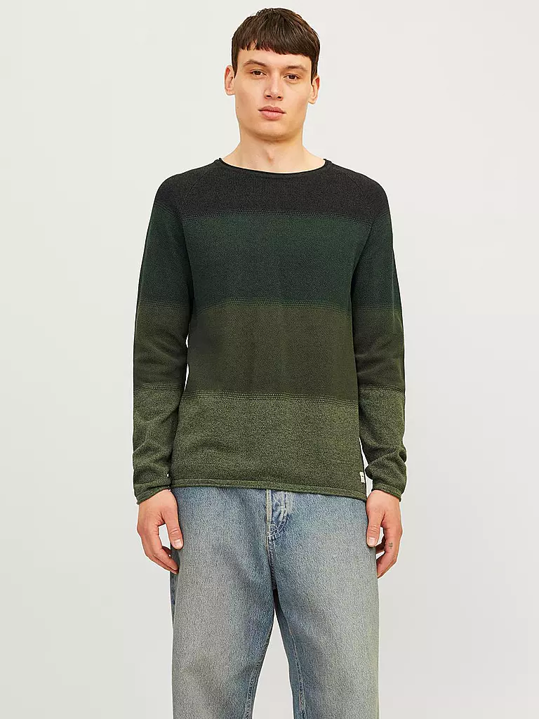 JACK & JONES | Pullover  JJEHILL | Verde scuro