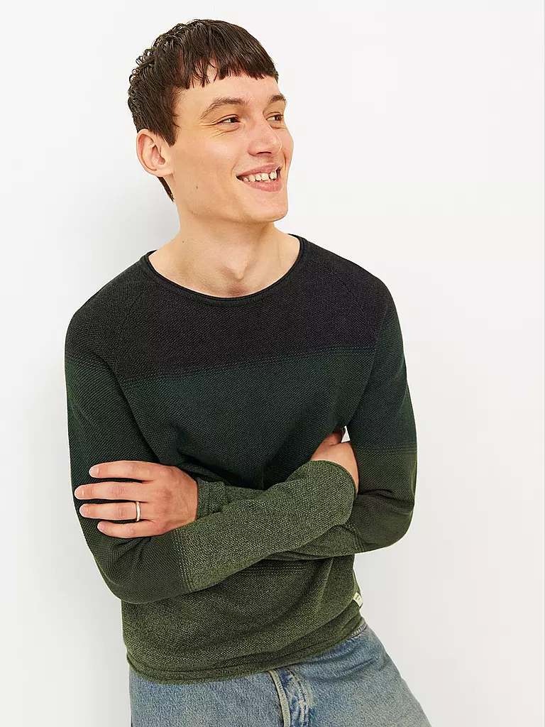JACK & JONES | Pullover  JJEHILL | Verde scuro