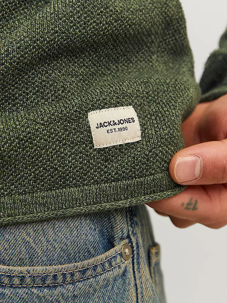 JACK & JONES | Pullover  JJEHILL | Verde scuro
