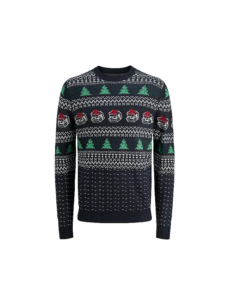 JACK & JONES | Pullover da ragazzo JJXMAS | Blu scuro