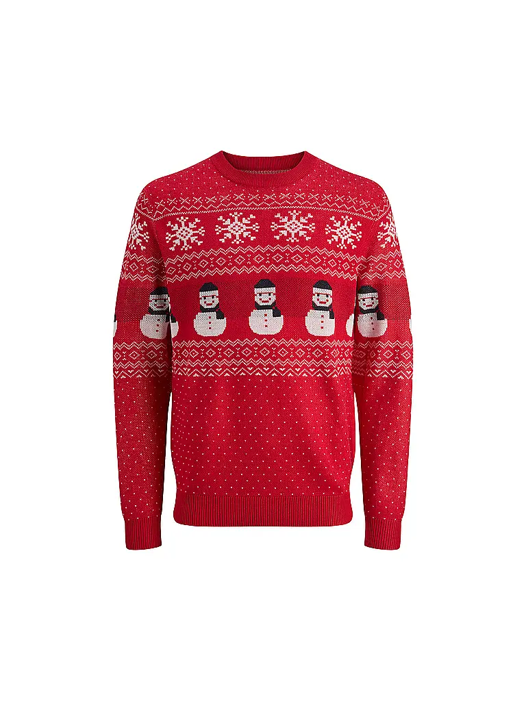 JACK & JONES | Pullover da ragazzo JJXMAS | Rosso