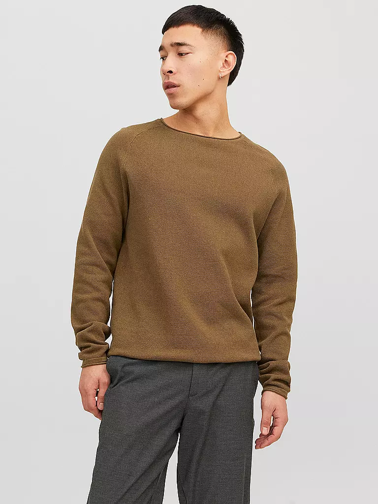 JACK & JONES | Pullover JJEHILL | Marrone chiaro