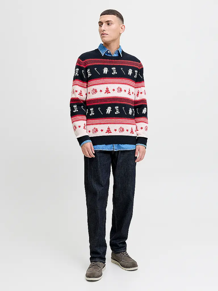 JACK & JONES | Pullover JJXMAS | Blu scuro