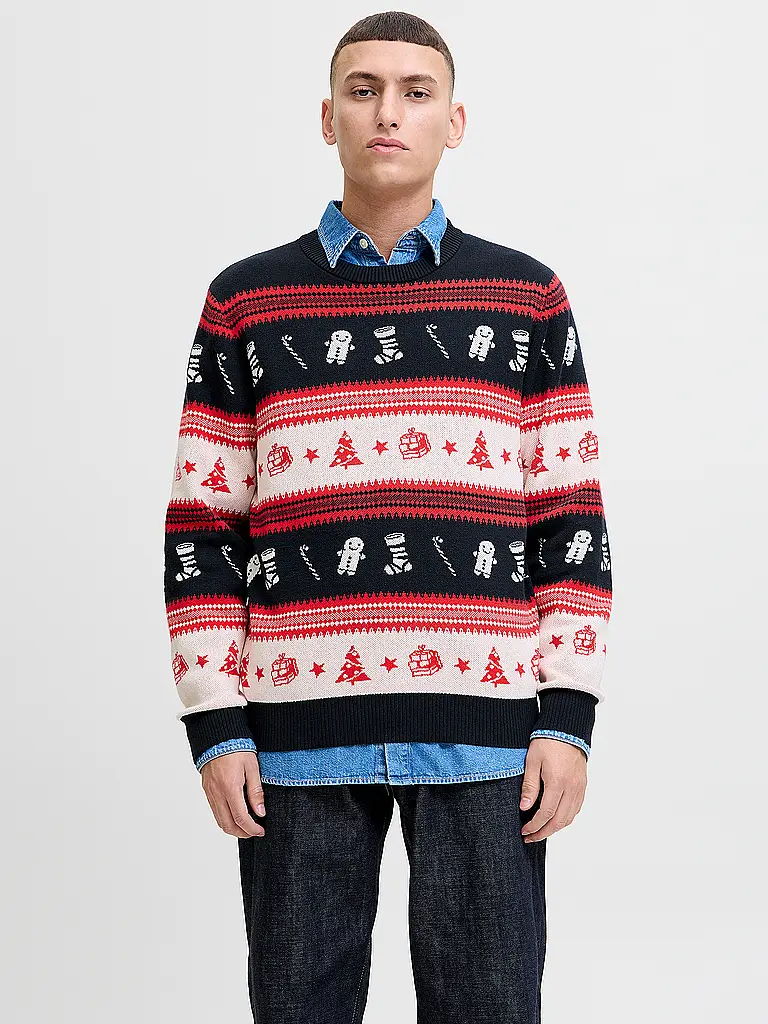 JACK & JONES | Pullover JJXMAS | Blu scuro