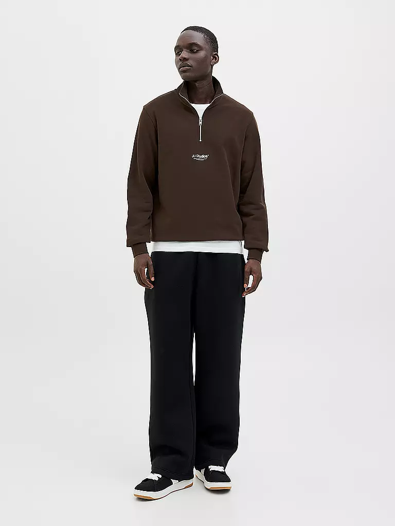 JACK & JONES | Pullover Troyer JJESOHO | Marrone