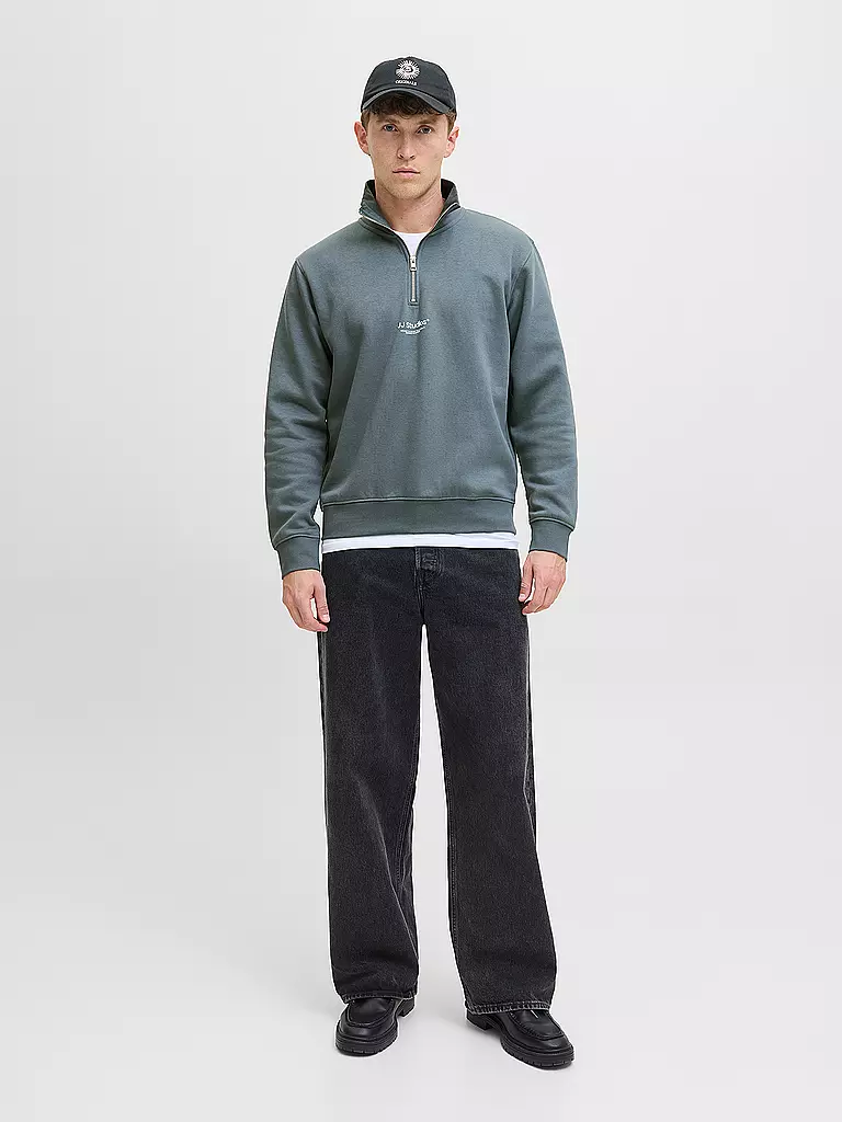 JACK & JONES | Pullover Troyer JJESOHO | Blu