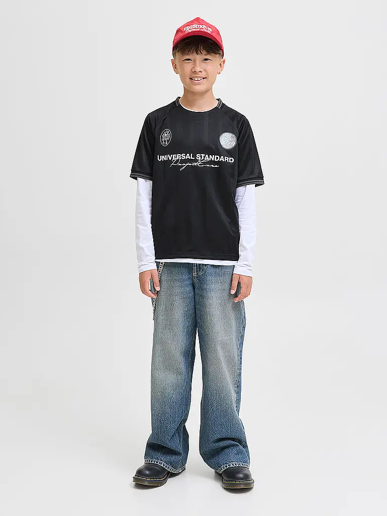 JACK & JONES | T-shirt da ragazzo JCOCOVER | Nero
