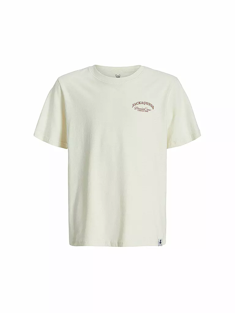 JACK & JONES | T-shirt da ragazzo JJEBRANDES | Crema