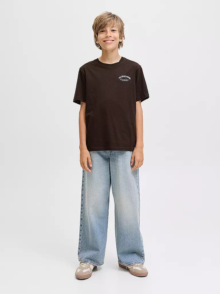 JACK & JONES | T-shirt da ragazzo JJEBRANDES | Marrone