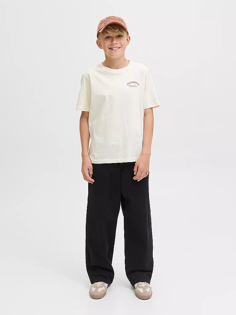 JACK & JONES | T-shirt da ragazzo JJEBRANDES | Crema