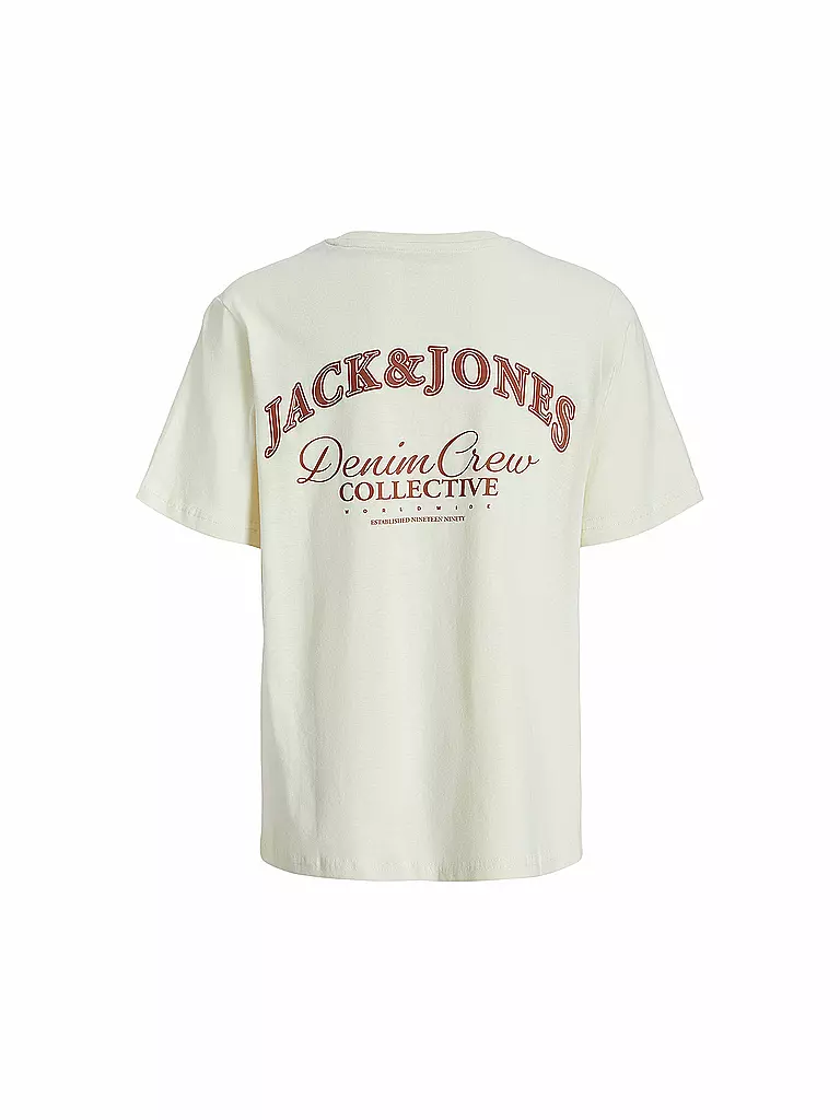 JACK & JONES | T-shirt da ragazzo JJEBRANDES | Crema