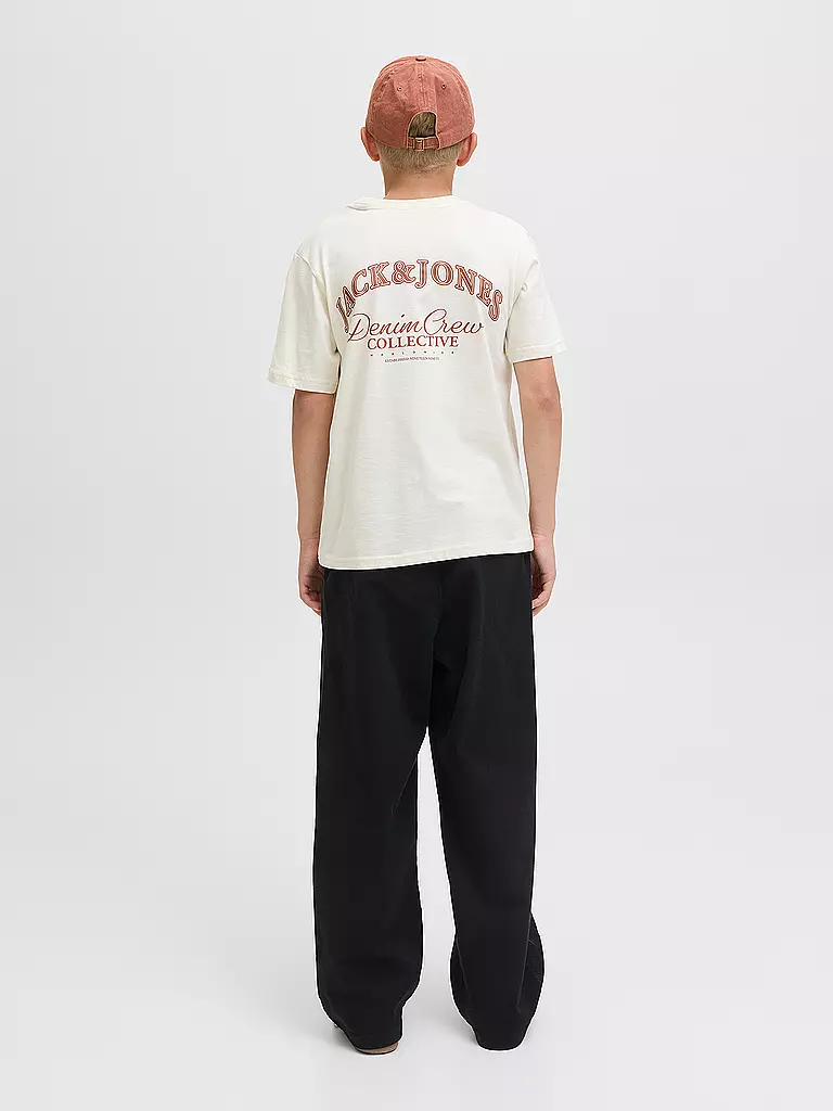 JACK & JONES | T-shirt da ragazzo JJEBRANDES | Crema